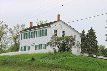 Walker Tavern at Cambridge Junction Historic State Park in the Irish Hills of Michigan